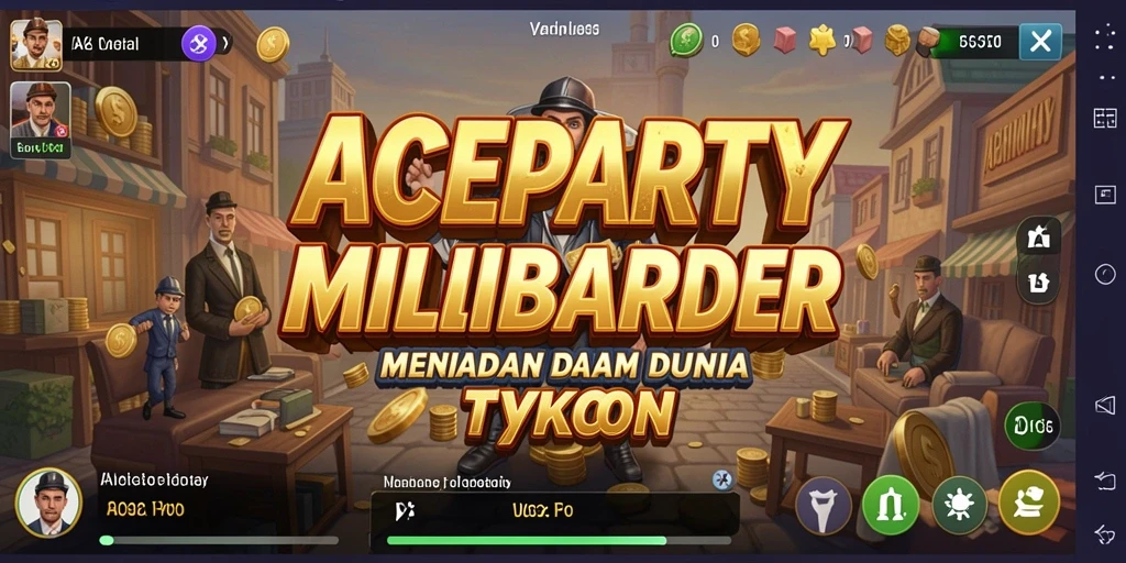 Tampilan gameplay <strong>ACEPARTY</strong> yang menarik dan interaktif.