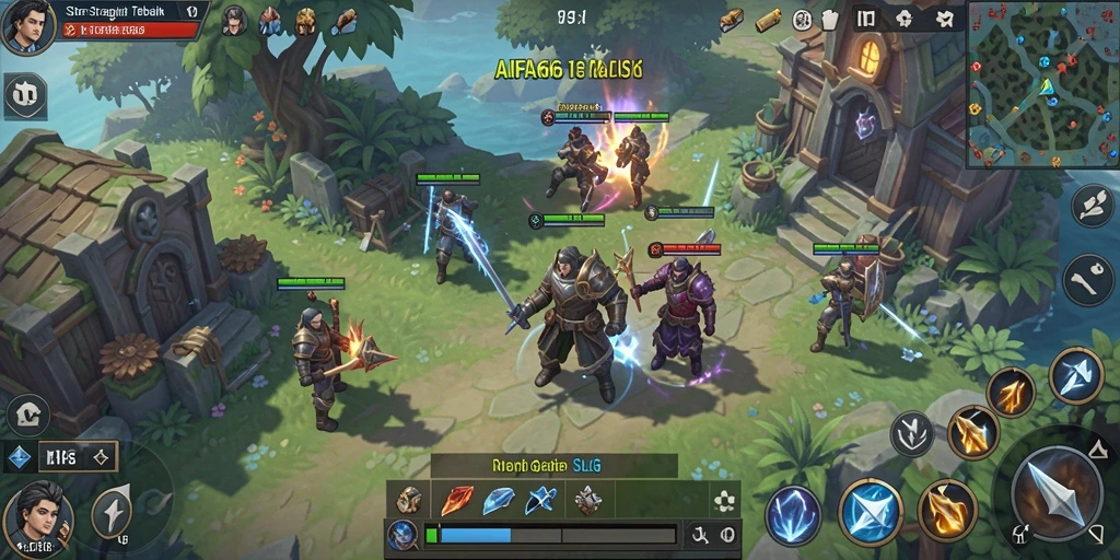 Tampilan mendebarkan dari gameplay AIFA66 yang intens.