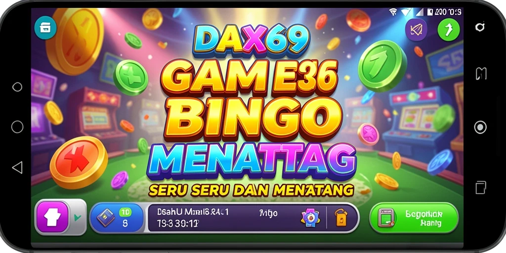 Tampilan gameplay Bingo yang seru dan menantang di DAX69.