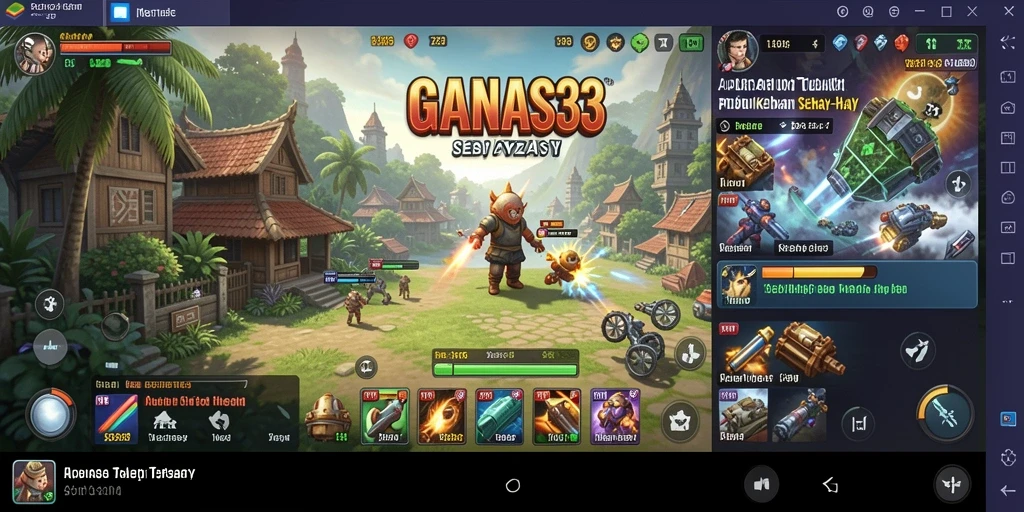Tampilan utama GANAS33 dengan fitur Utility yang lengkap.
