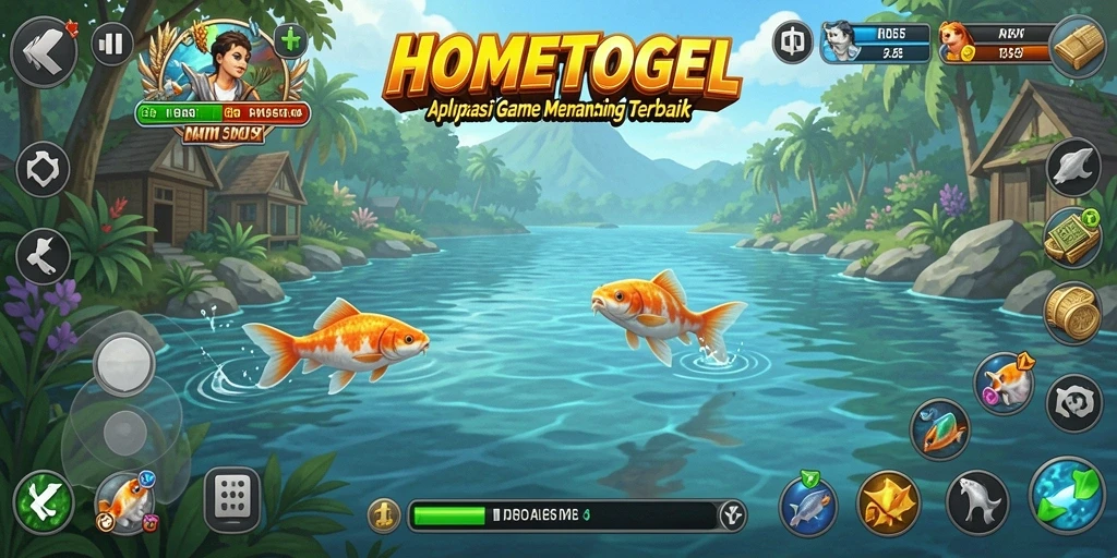 Tangkapan ikan besar dalam gameplay HOMETOGEL yang seru.