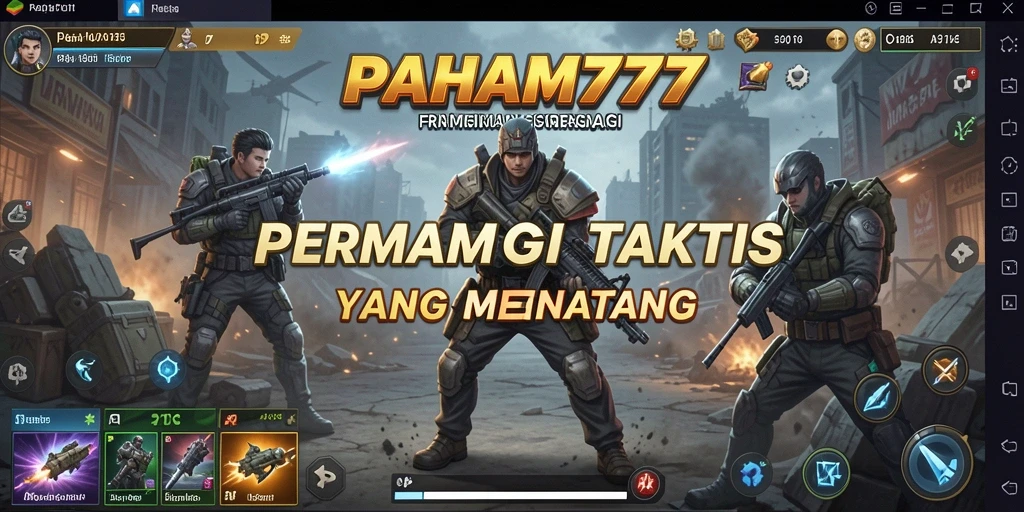 Tampilan permainan PAHAM777 dengan strategi kompleks dan gameplay menarik.