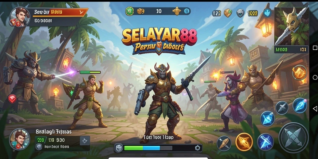 Tampilan utama gameplay SELAYAR88 yang menantang strategi.