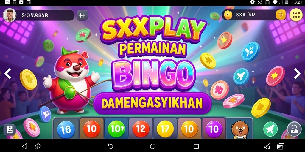 Screenshot gameplay SXXPLAY yang menampilkan suasana Bingo yang menyenangkan.