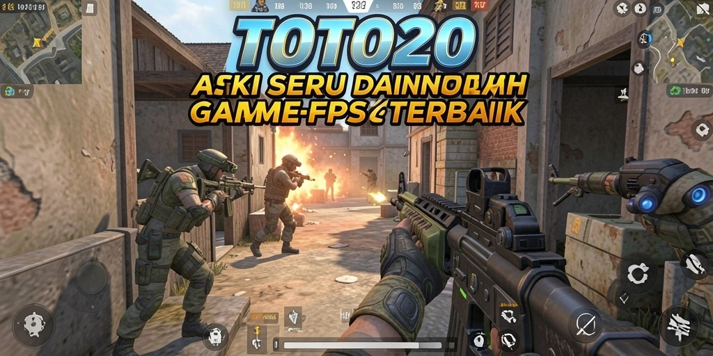Tampilan gameplay seru di TOTO20 dengan aksi tembak-menembak yang intens.